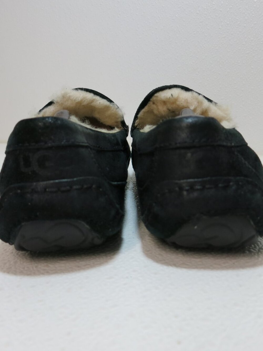 UGG Ascot Comfort Suede Wool Lined Slippers Men's House Shoes Footwear Sz 10 - Picture 6 of 7
